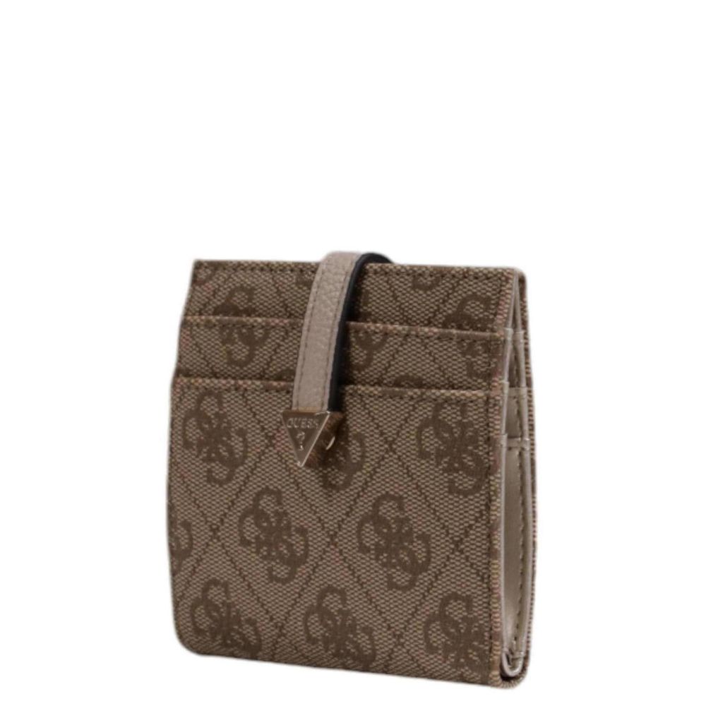 Guess wallet made of brown polyethylene